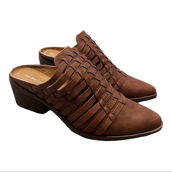 Women’s Block Heel Mules - Picture 1 of 3